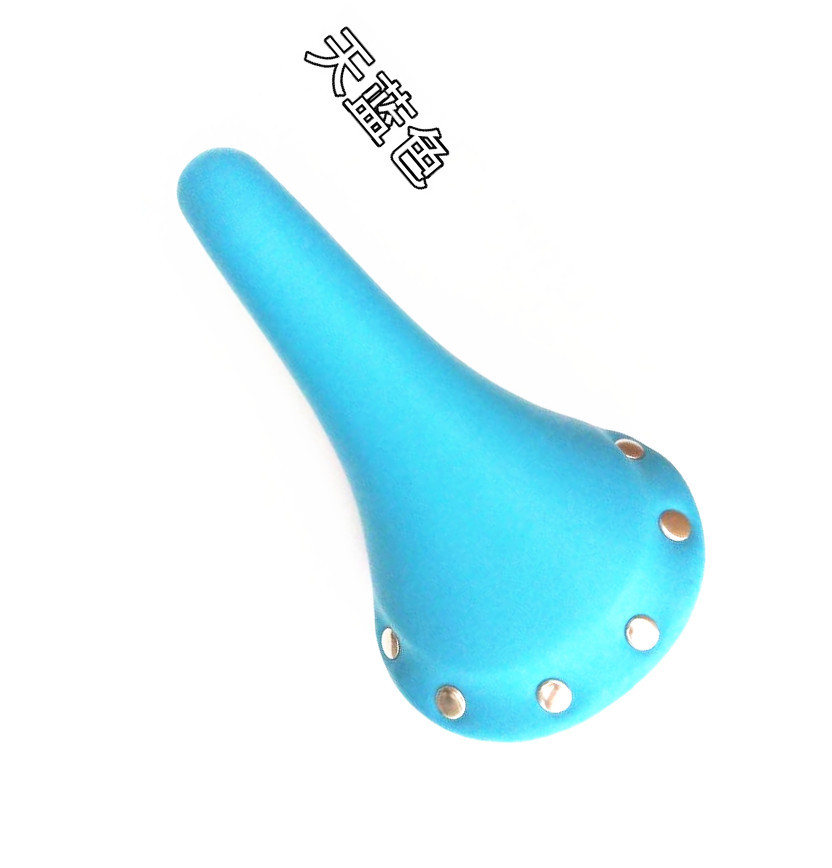 Cross-border dead motorcycle saddle, road bicycle seat cushion, colorful seat bag, retro willow nail waterproof saddle accessories pic 6