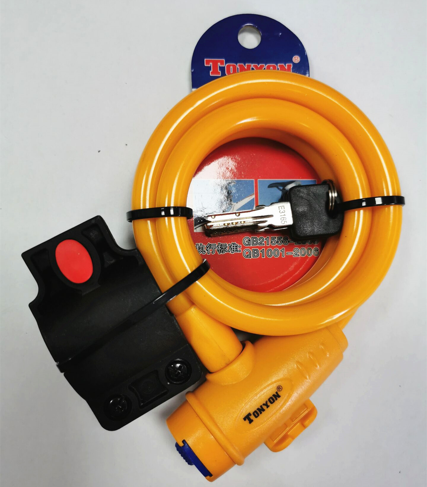 Universal TY588 bicycle lock, mountain bike wire lock, bicycle rim lock, anti-theft lock, color cycling accessories pic 11