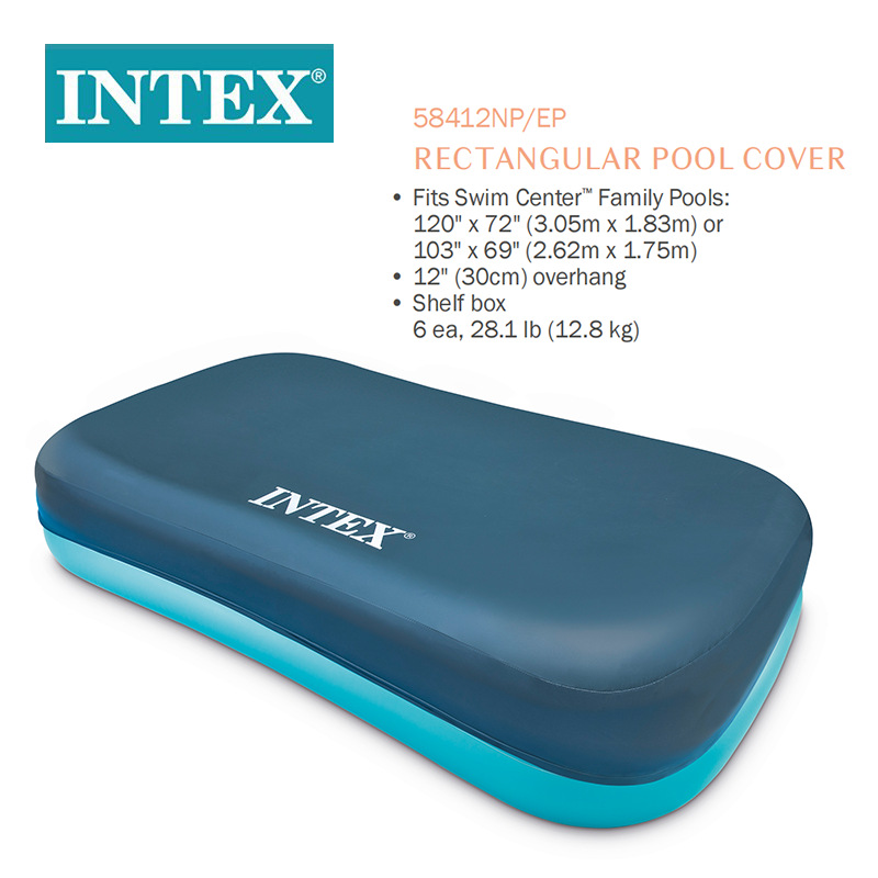 INTEX58412长方形水池盖防尘盖布水池盖子防尘盖遮雨布批发详情1