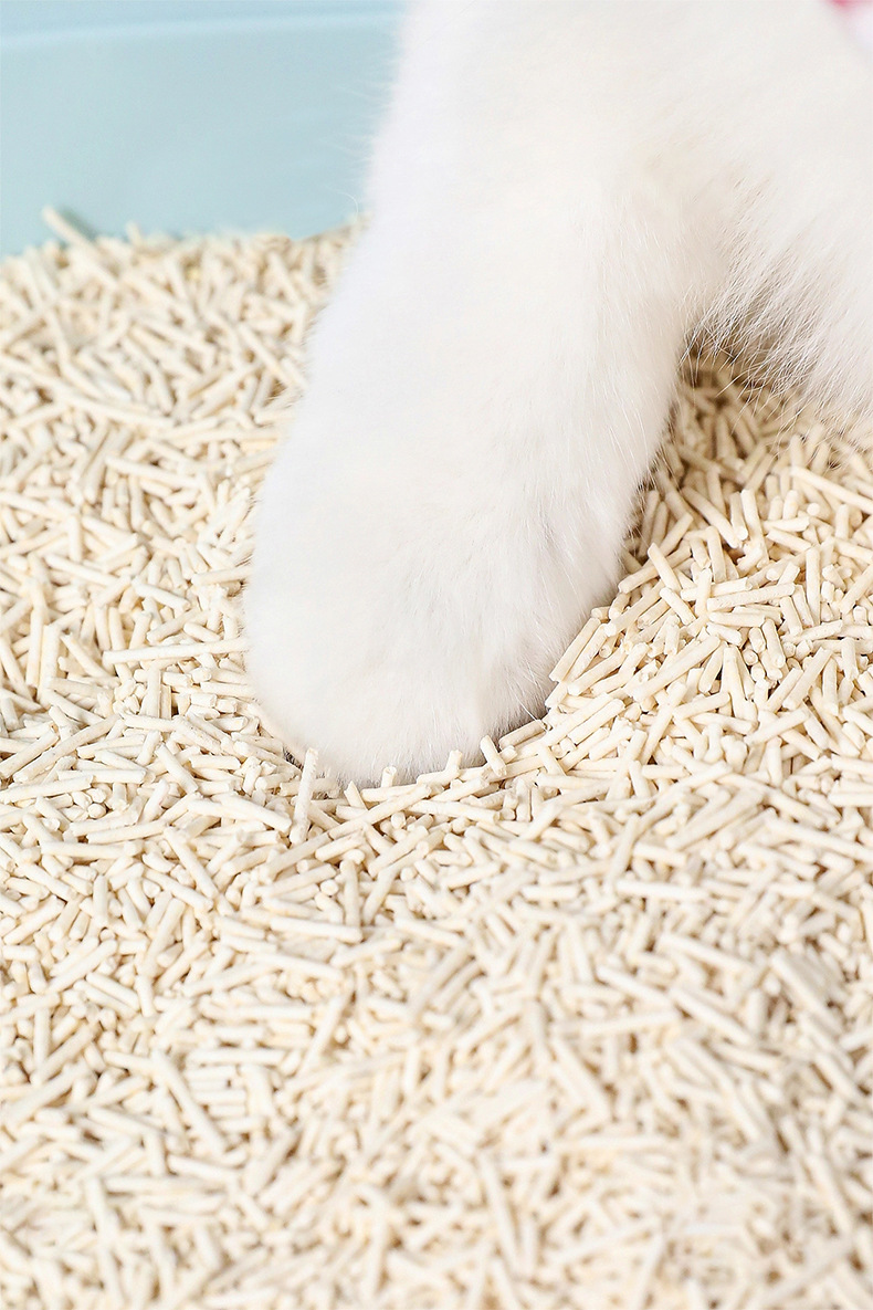 豆腐猫砂混合砂结团吸水豆腐混合活性炭猫咪用品厂家贴牌代工批发详情4