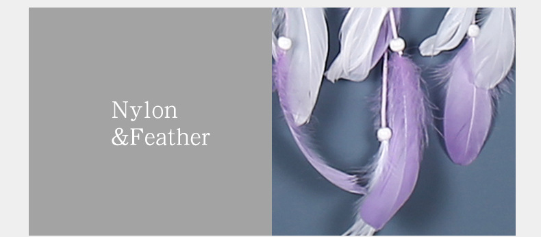 Simple decorative dream catcher pendants, feather pendants, hand-woven feather dream catcher ornaments, cross-border hot sales wholesale pic 10