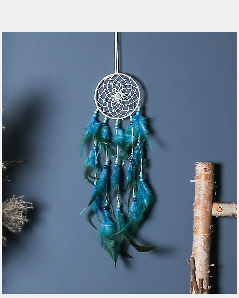 Indian retro decorative dreamcatcher pendants, hand-woven feather dreamcatcher ornaments, cross-border bestsellers. Dreamcatcher pic 11