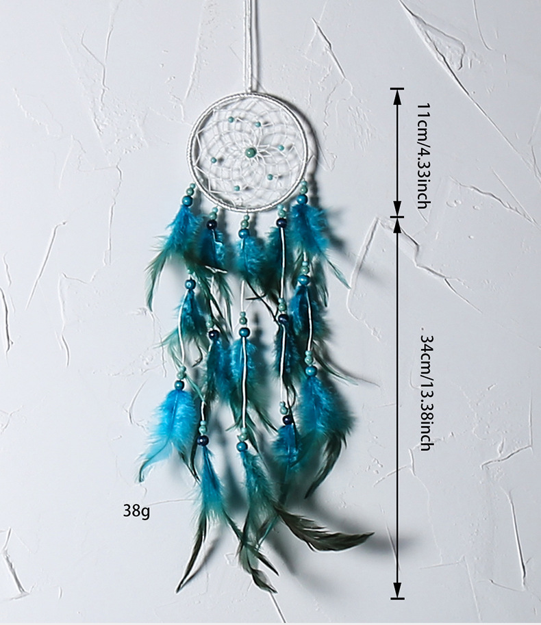 Indian retro decorative dreamcatcher pendants, hand-woven feather dreamcatcher ornaments, cross-border bestsellers. Dreamcatcher pic 7
