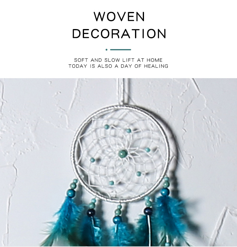 Indian retro decorative dreamcatcher pendants, hand-woven feather dreamcatcher ornaments, cross-border bestsellers. Dreamcatcher pic 5