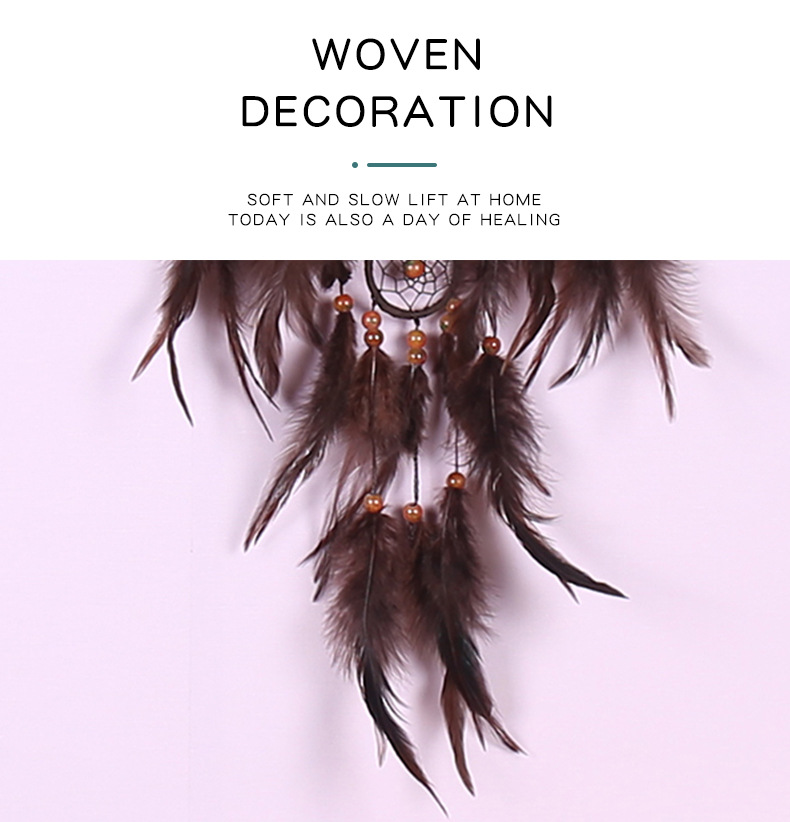 Indian retro style home decoration dreamcatcher pendants, five-ring dreamcatcher pendants, wholesale dreamcatcher pic 4