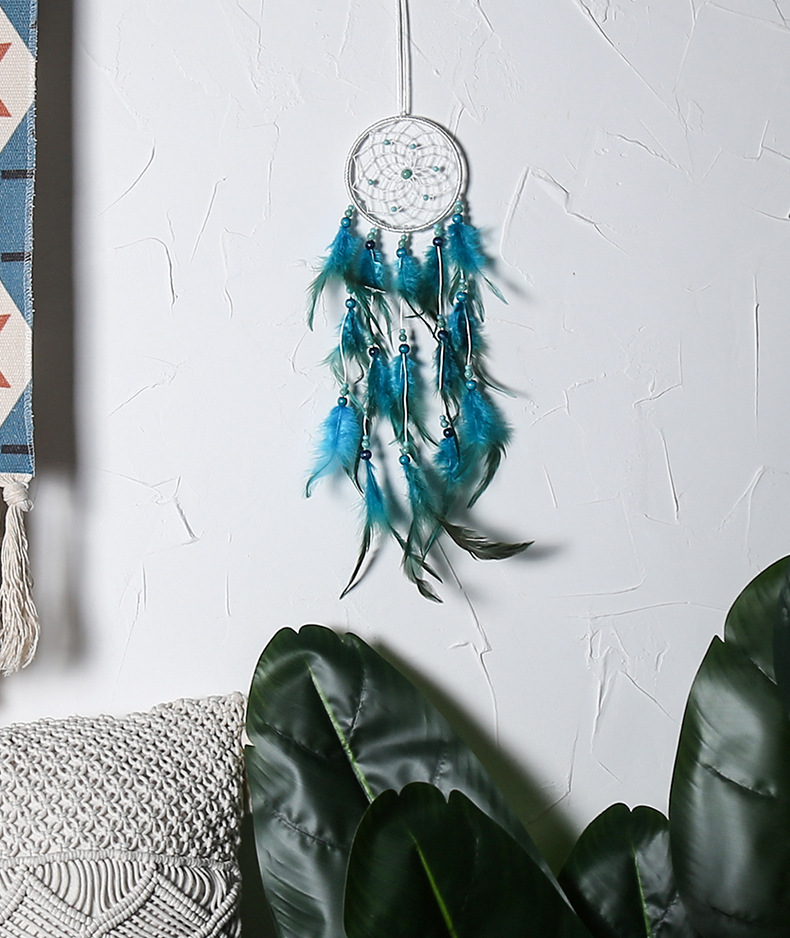 Indian retro decorative dreamcatcher pendants, hand-woven feather dreamcatcher ornaments, cross-border bestsellers. Dreamcatcher pic 2