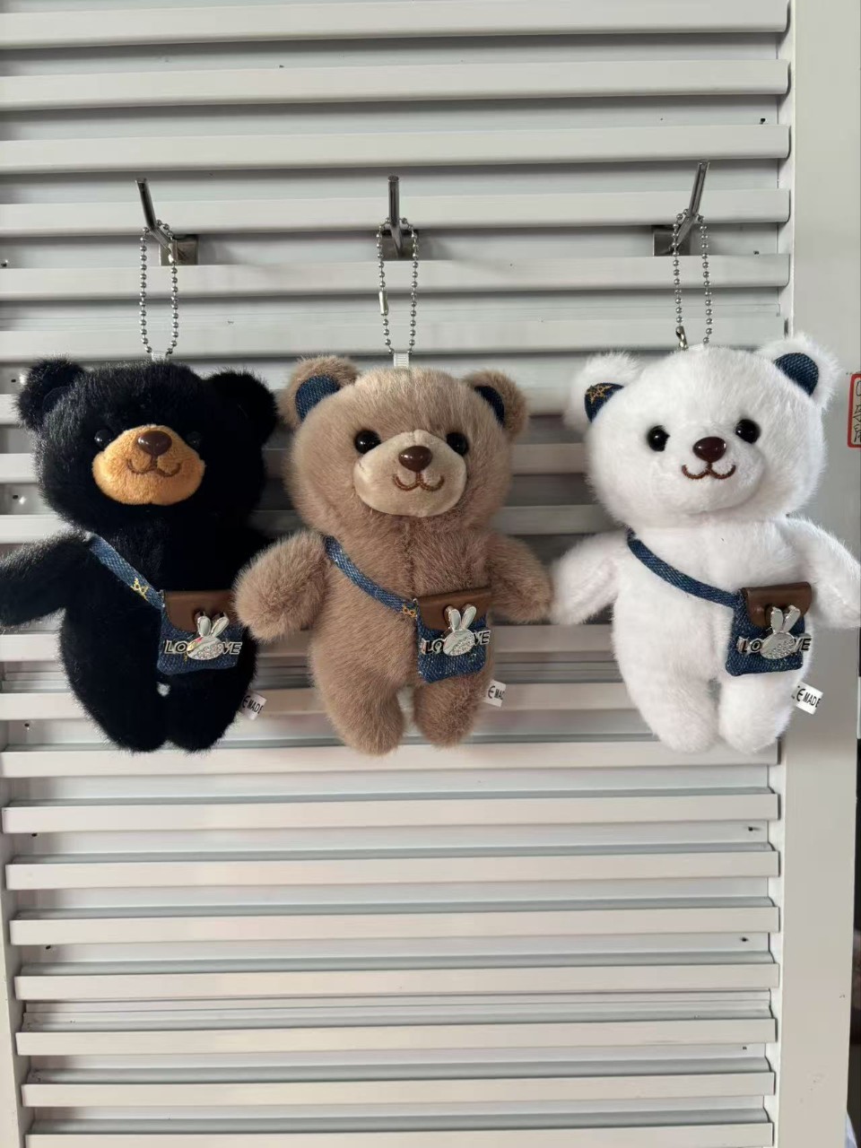 Best-selling cute plush bear pendants, doll bags, pendants, shoulder bags, bear event gifts, claw machines, little bear dolls pic 5