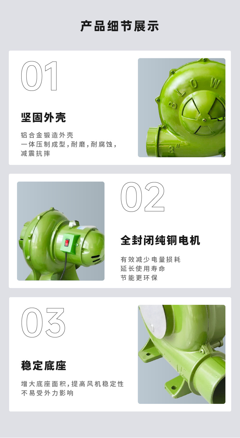 Taiwanese-style blower CZR blower, centrifugal blower, hair dryer pic 7