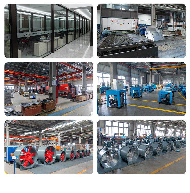 Axial flow fan, 220V duct ventilator, industrial plant exhaust fan, kitchen exhaust fan, powerful suction, 380V pic 3