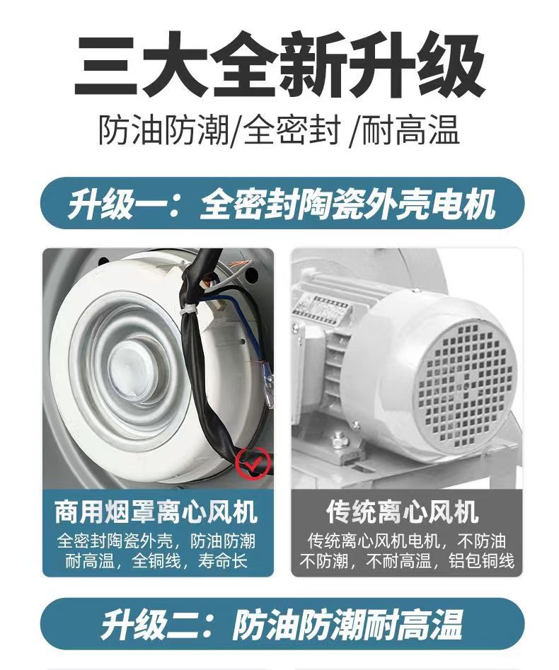 Ventilation fan, range hood, ventilator, high-efficiency silent range hood pic 13