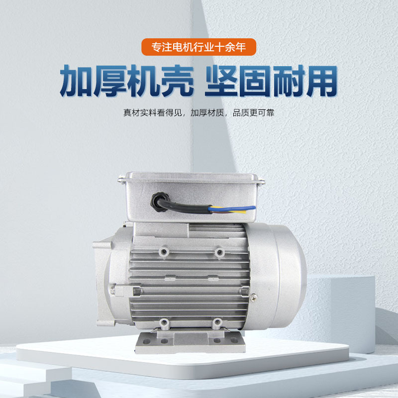 3C-certified single-phase aluminum shell power unit motor with SI duty 3000W all-copper wire new material pic 2
