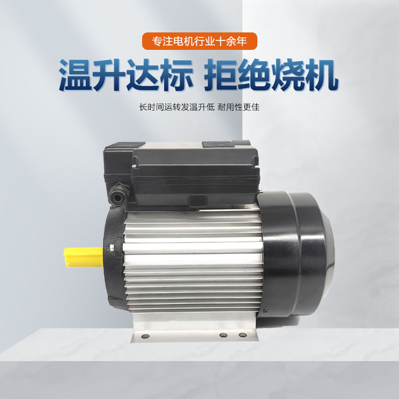 Export single-phase aluminum shell 3KW motor air compressor special all-copper horizontal motor 3C certified national standard motor pic 2