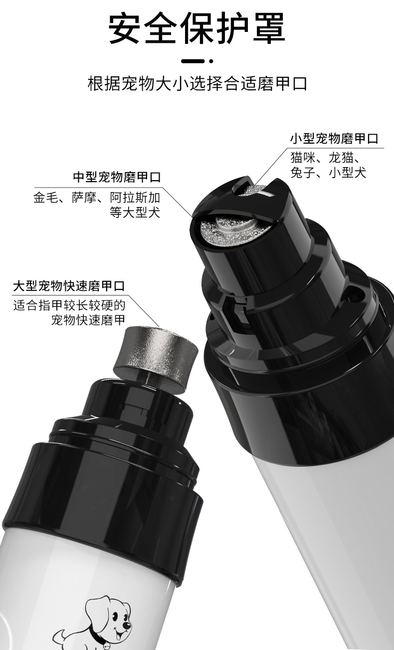 Cross-border pet hand sanitizers, cat and dog supplies, pet combs, nail grinders, hair shavers pic 6