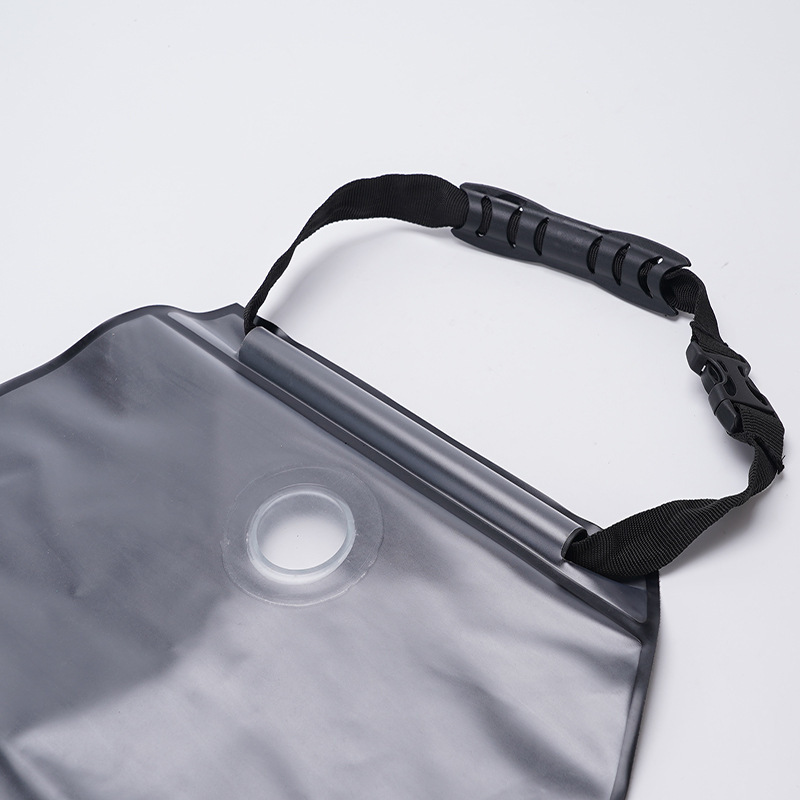 Bolsa de almacenamiento de agua de camping con correa transfronteriza bolsa de agua de ducha al aire libre bolsa de agua plegable de camping bolsa de baño bolsa de agua suave portátil pic 14