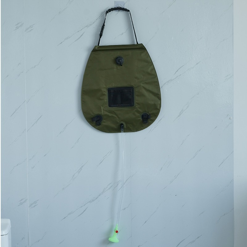 Bolsa de almacenamiento de agua de camping con correa transfronteriza bolsa de agua de ducha al aire libre bolsa de agua plegable de camping bolsa de baño bolsa de agua suave portátil pic 4