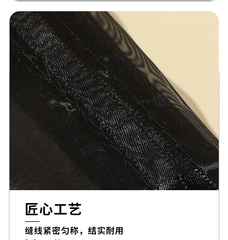 加厚50梭网纱袋 素色透明欧根纱袋束口礼品喜糖收纳包装袋详情5