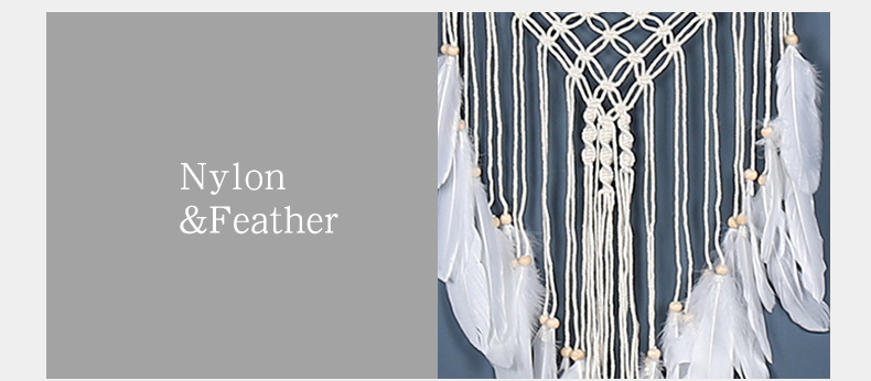 ins Bohemian-style hand-woven hook flower dream catcher pendant decoration Dream catcher homestay Dream catcher pendant pic 10
