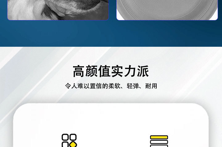 ETPU爆米花咬不坏泰坦拉环防拆家宠物狗玩具小中大型犬互动训练圈详情5