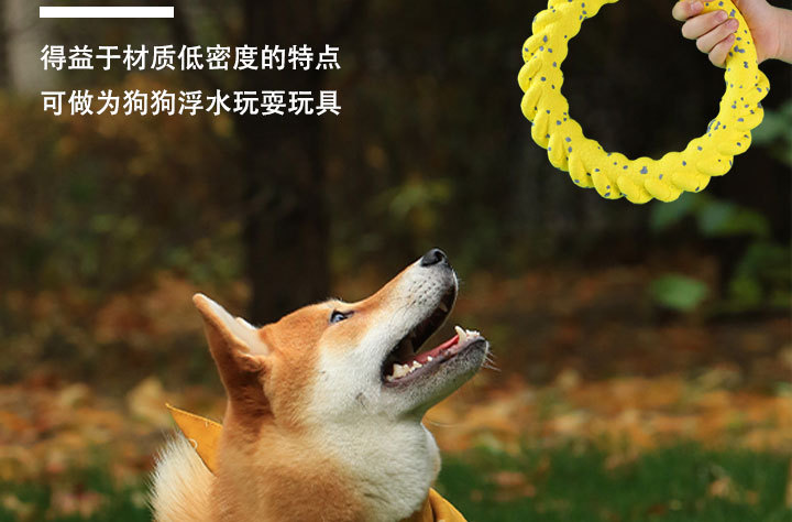 ETPU爆米花咬不坏泰坦拉环防拆家宠物狗玩具小中大型犬互动训练圈详情12