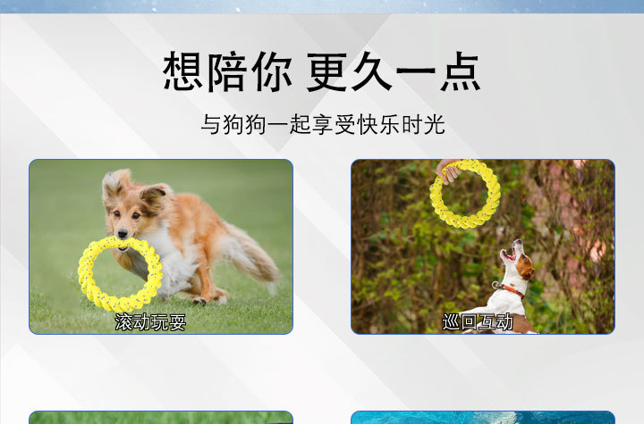 ETPU爆米花咬不坏泰坦拉环防拆家宠物狗玩具小中大型犬互动训练圈详情19