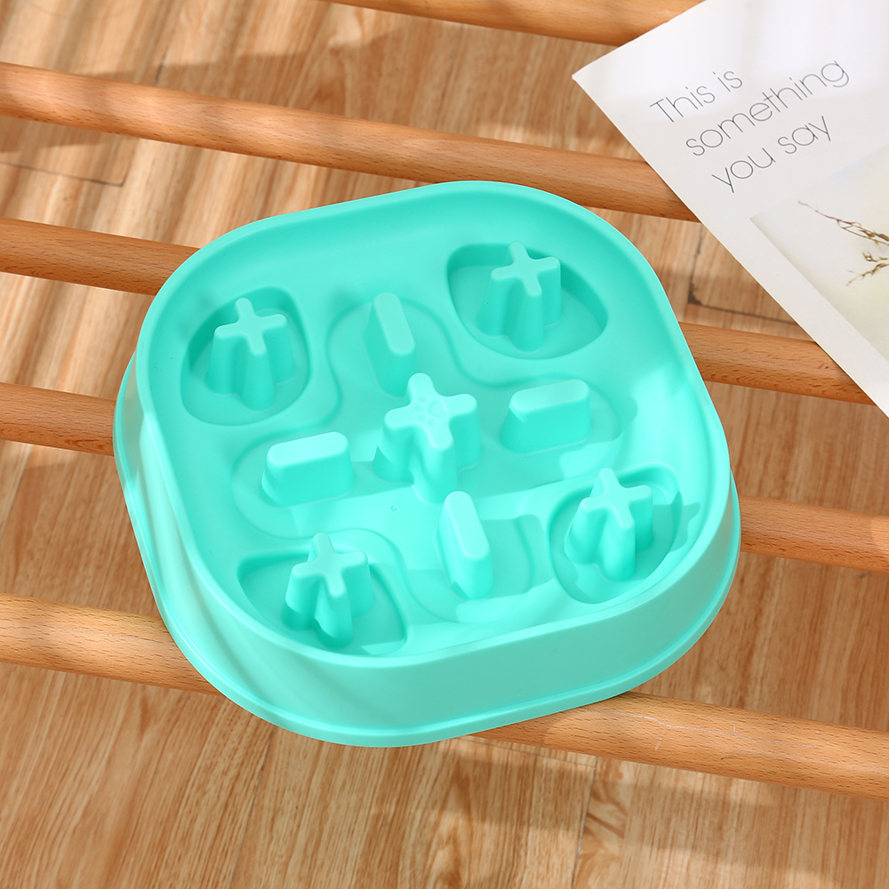 新款跨境专供塑料慢食碗大号猫狗通用狗碗狗食盆宠物碗批发详情6