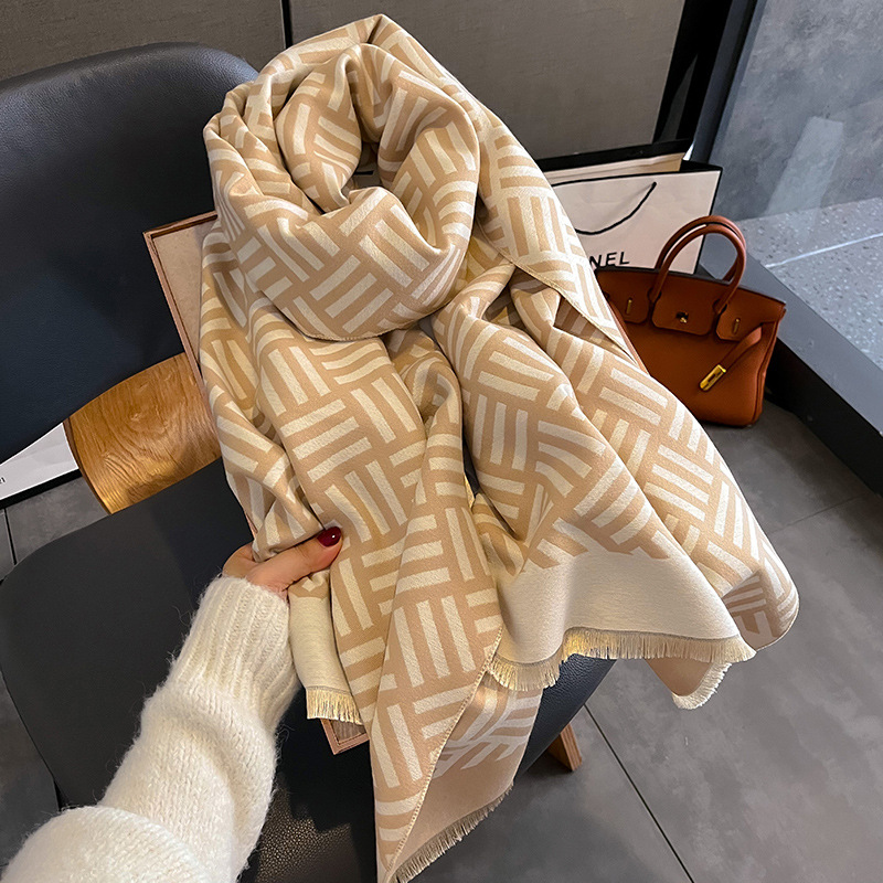 New in-stock cross-border scarves wholesale, e-commerce live streaming supply, high-speed jacquard jacquard pic 6