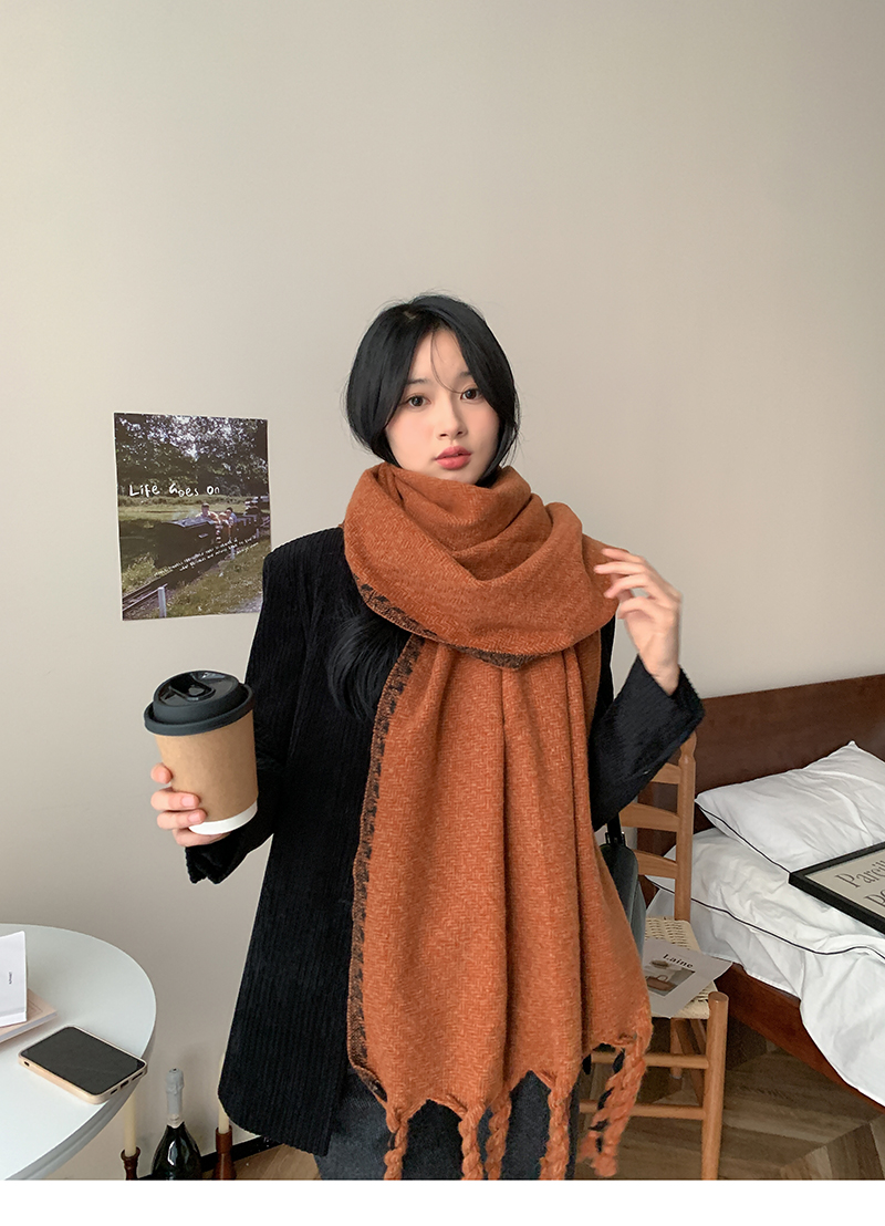 Wholesale of new cross-border scarves in stock, e-commerce live streaming, handcrafted knot series, frame weaving, handcrafted knot pic 9