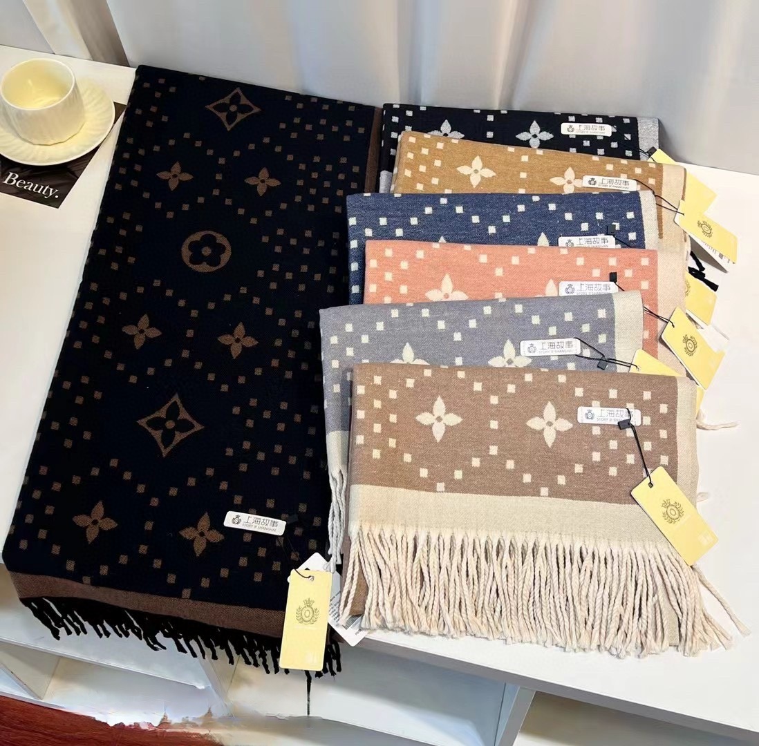 New in-stock cross-border scarves wholesale e-commerce live streaming supply chain core-spun yarn jacquard flying bird pic 9
