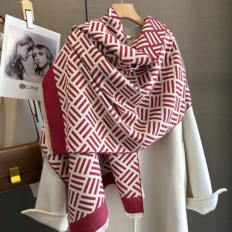 New in-stock cross-border scarves wholesale, e-commerce live streaming supply, high-speed jacquard jacquard pic 5