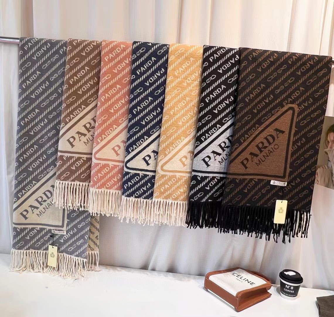 New in-stock cross-border scarves wholesale e-commerce live streaming supply chain core-spun yarn jacquard flying bird pic 2