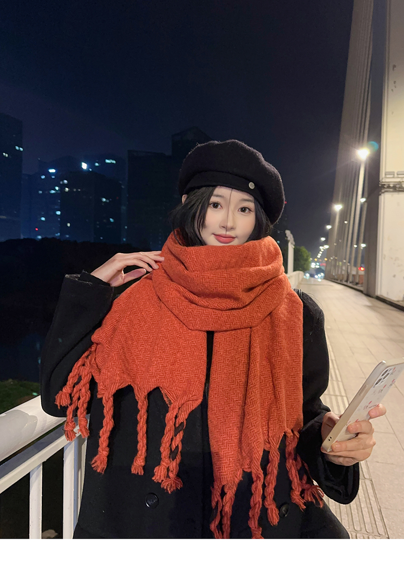 Wholesale of new cross-border scarves in stock, e-commerce live streaming, handcrafted knot series, frame weaving, handcrafted knot pic 2