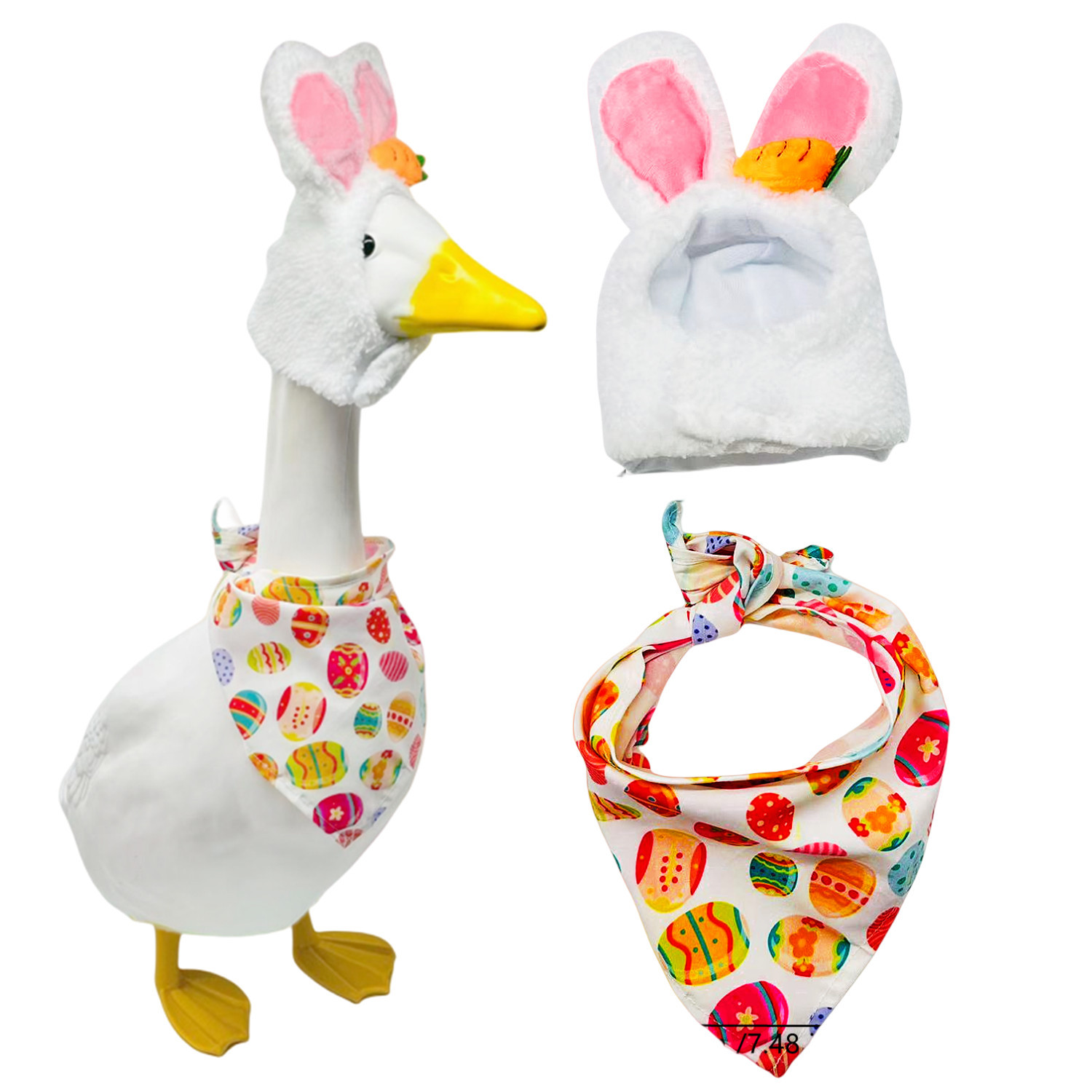 Cross-border 2026 New 35g Easter Porch Goose Dress Set 43g Graduation Season Set 23 inches pic 1