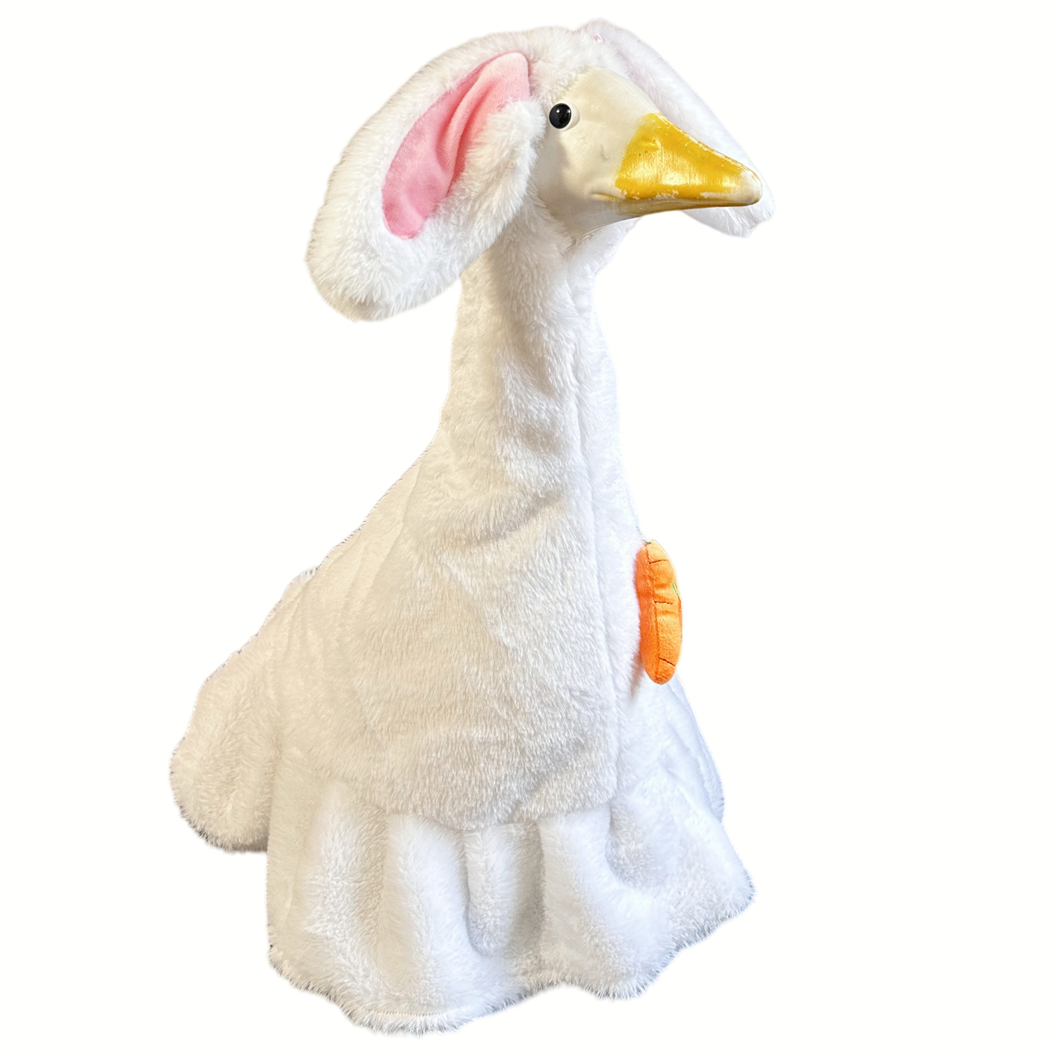 2026 New Cross-border Independence Day Porch Goose Dress Set 23-inch Large White Goose Festival Decoration 75g pic 1