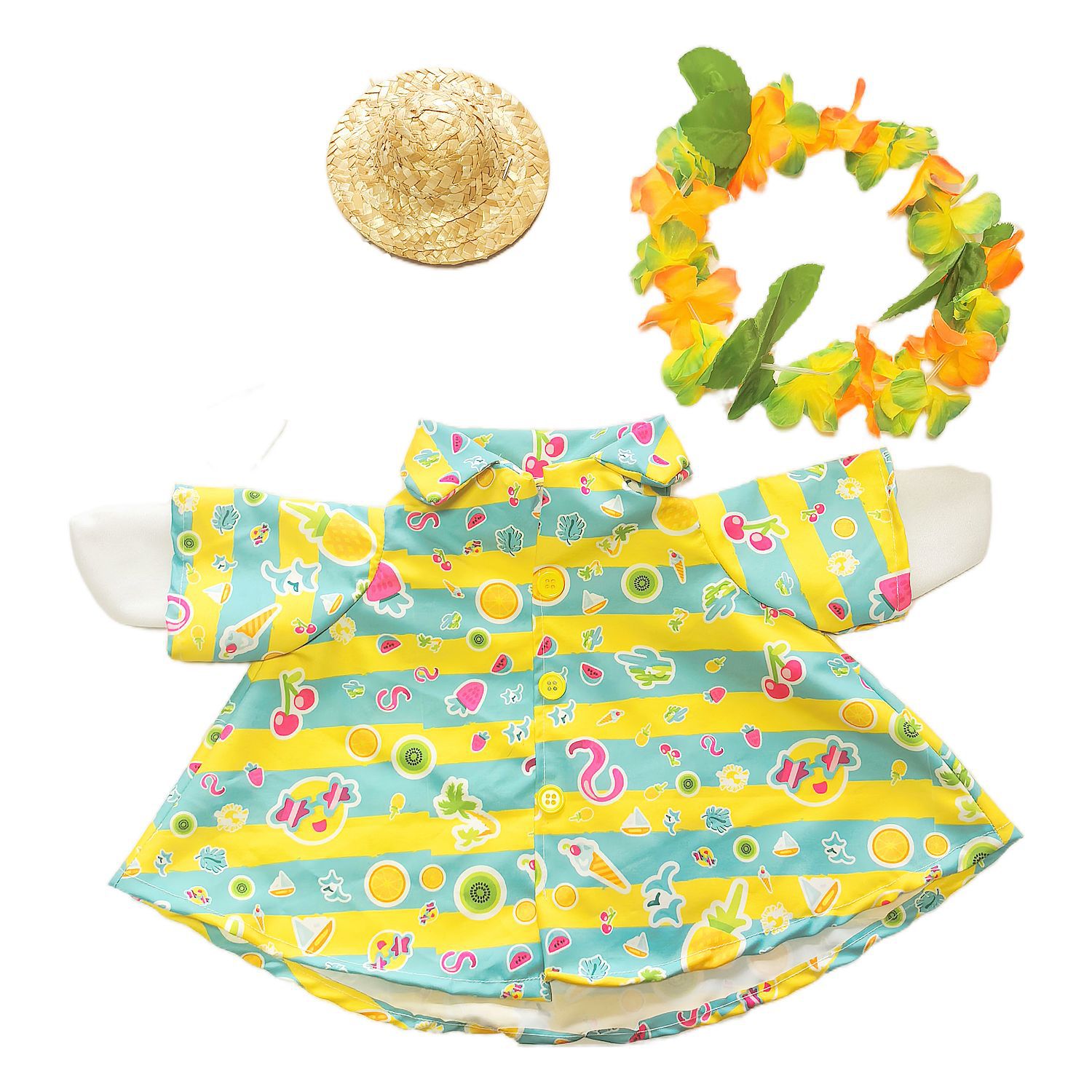 Cross-border Porch Goose 2026 New Style Hawaiian Bikini Set 74g Shirt 55.7g bikini pic 14
