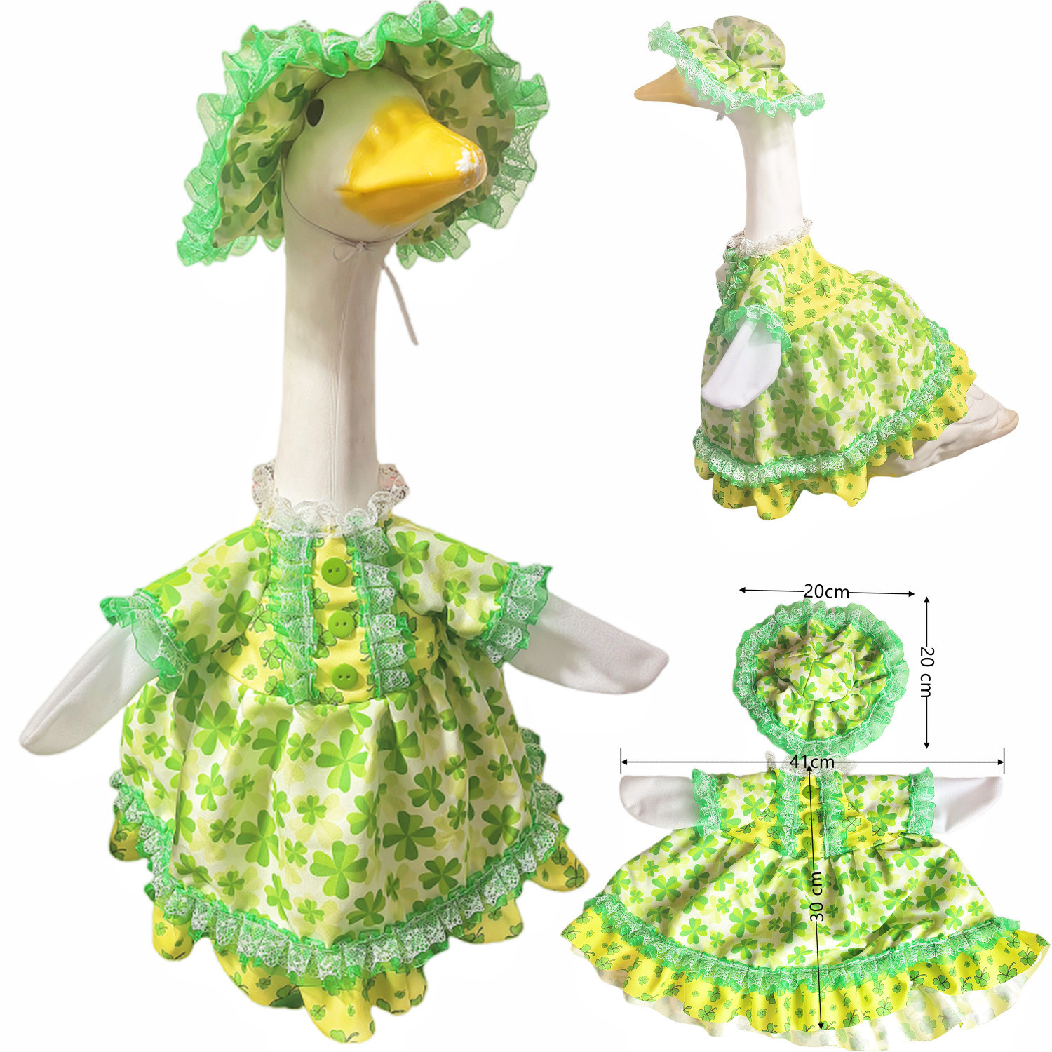 Cross-border Porch Goose clothing 2026 New Style Big White Goose Irish Festival Lolita Clothing Original factory wholesale pic 5