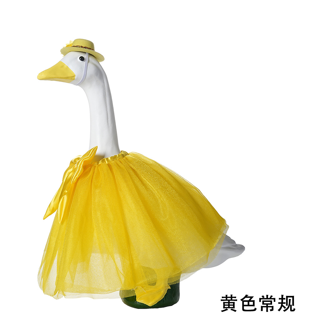 Cross-border new style porch goose clothing, 23-inch goose, Easter and Halloween goose party clothing manufacturer wholesale stock pic 23