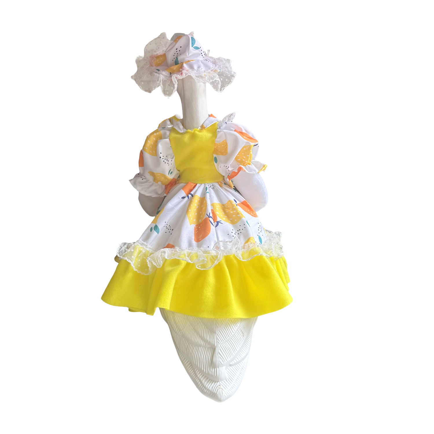 New 2026 Porch Goose Big White Goose Little Yellow Flower Dress Set New Big White Goose Lolita Clothing 140g pic 5