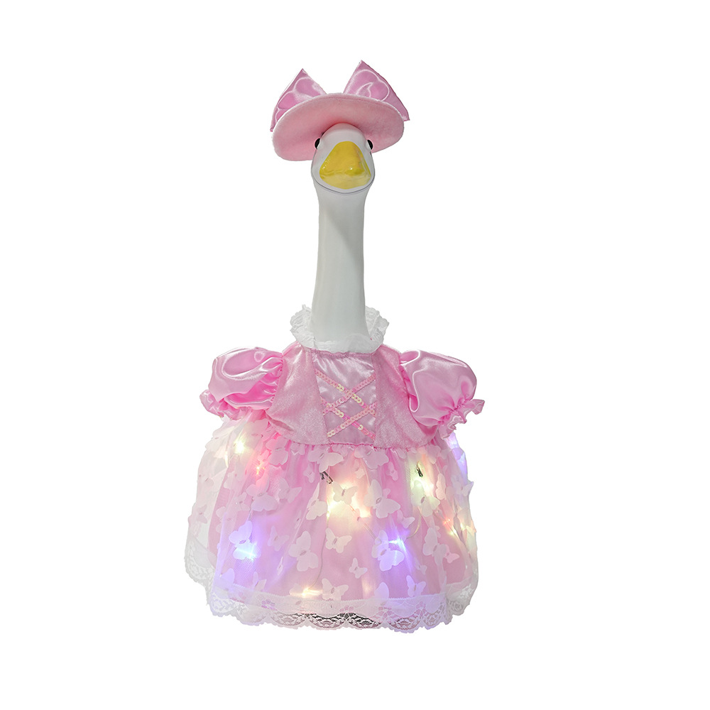 New 23-inch sunflower porch goose dress Princess chiffon dress suit outdoor garden statue goose dress wholesale pic 27