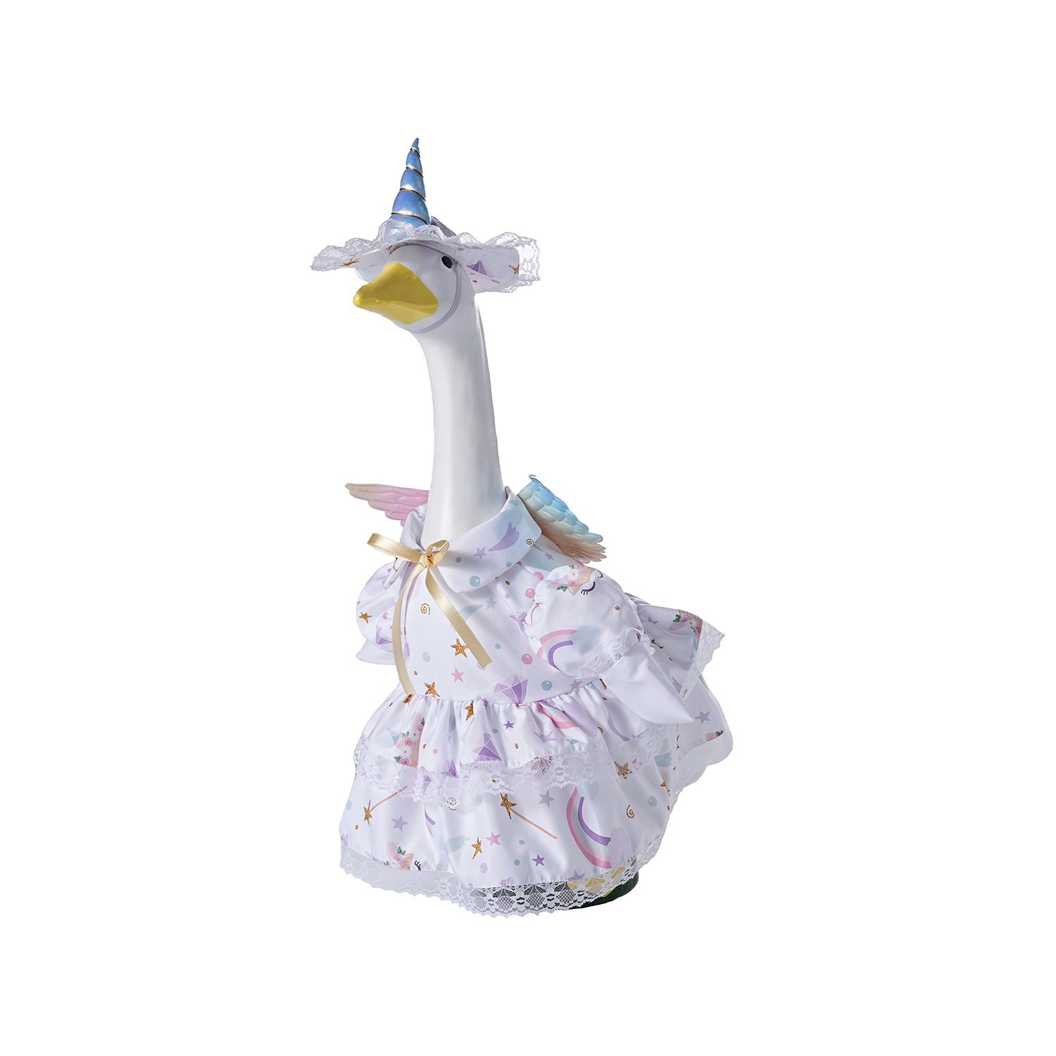 Wholesale of new cross-border 6-inch and 23-inch porch goose clothing, unicorn goose clothing sets and printed skirts pic 18