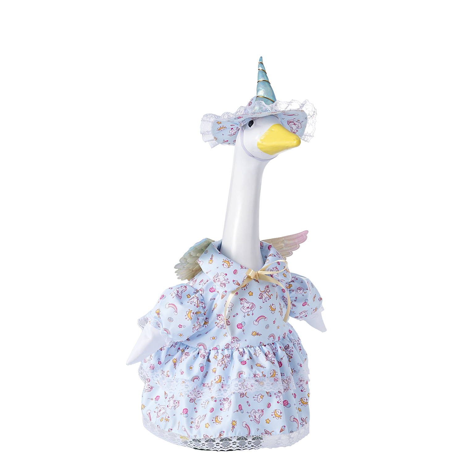 Wholesale of new cross-border 6-inch and 23-inch porch goose clothing, unicorn goose clothing sets and printed skirts pic 19