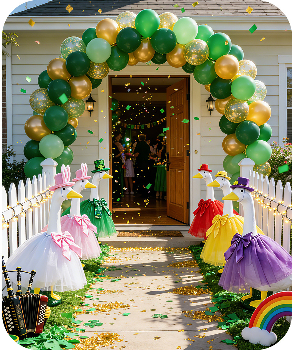 Cross-border new style porch goose clothing, 23-inch goose, Easter and Halloween goose party clothing manufacturer wholesale stock pic 9