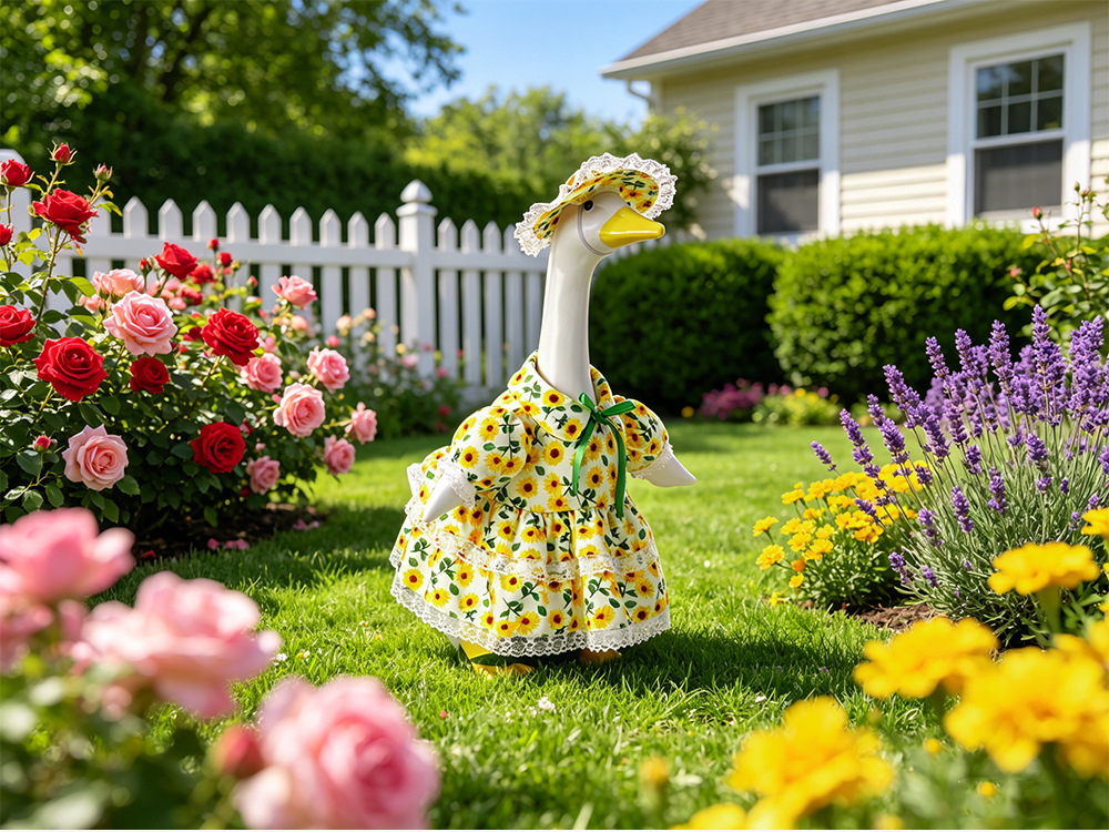 Wholesale of 6-inch and 23-inch clothing and hats for cross-border new styles of porches, geese, and sunflowers in 2026 pic 3