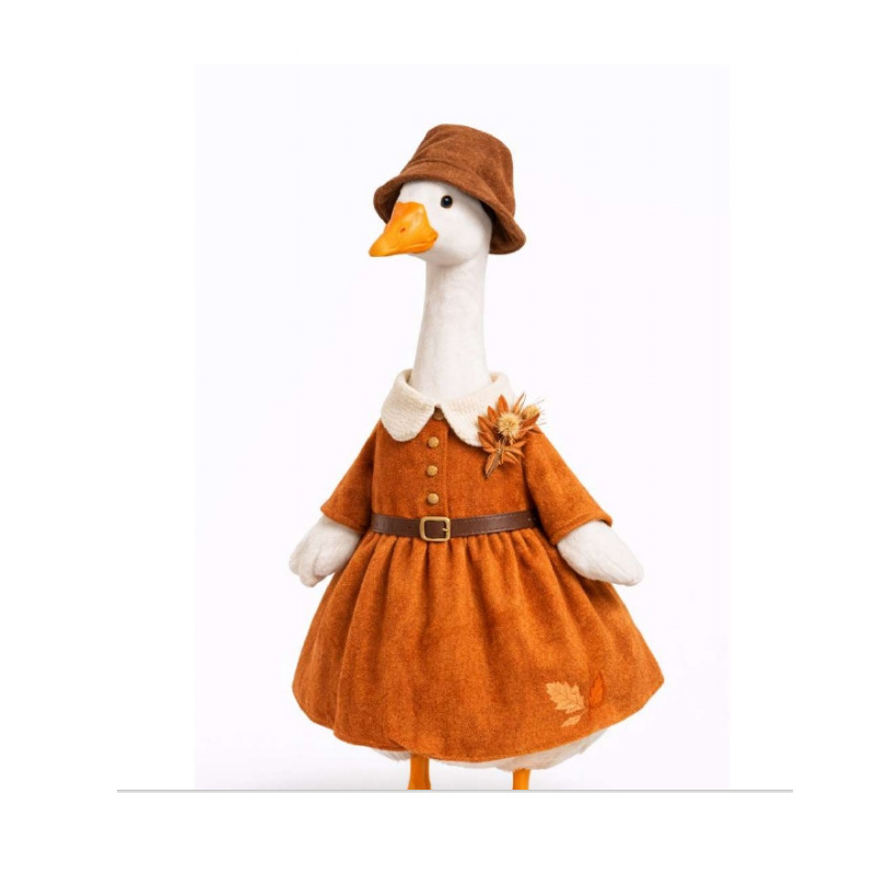 Amazon's new holiday white goose clothing set, porch goose, lawn goose, Christmas holiday decoration pic 8