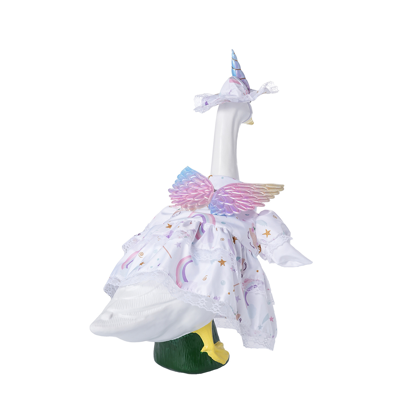 Wholesale of new cross-border 6-inch and 23-inch porch goose clothing, unicorn goose clothing sets and printed skirts pic 23