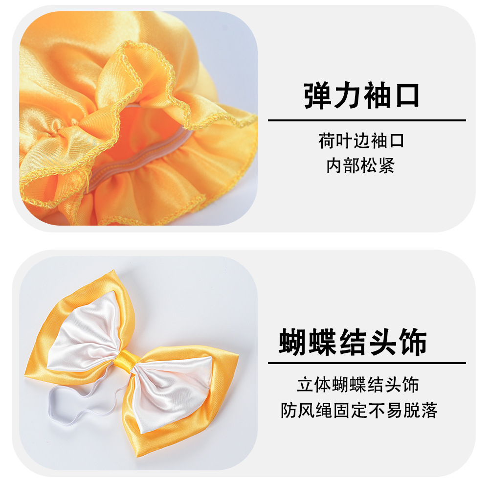 New 23-inch sunflower porch goose dress Princess chiffon dress suit outdoor garden statue goose dress wholesale pic 10
