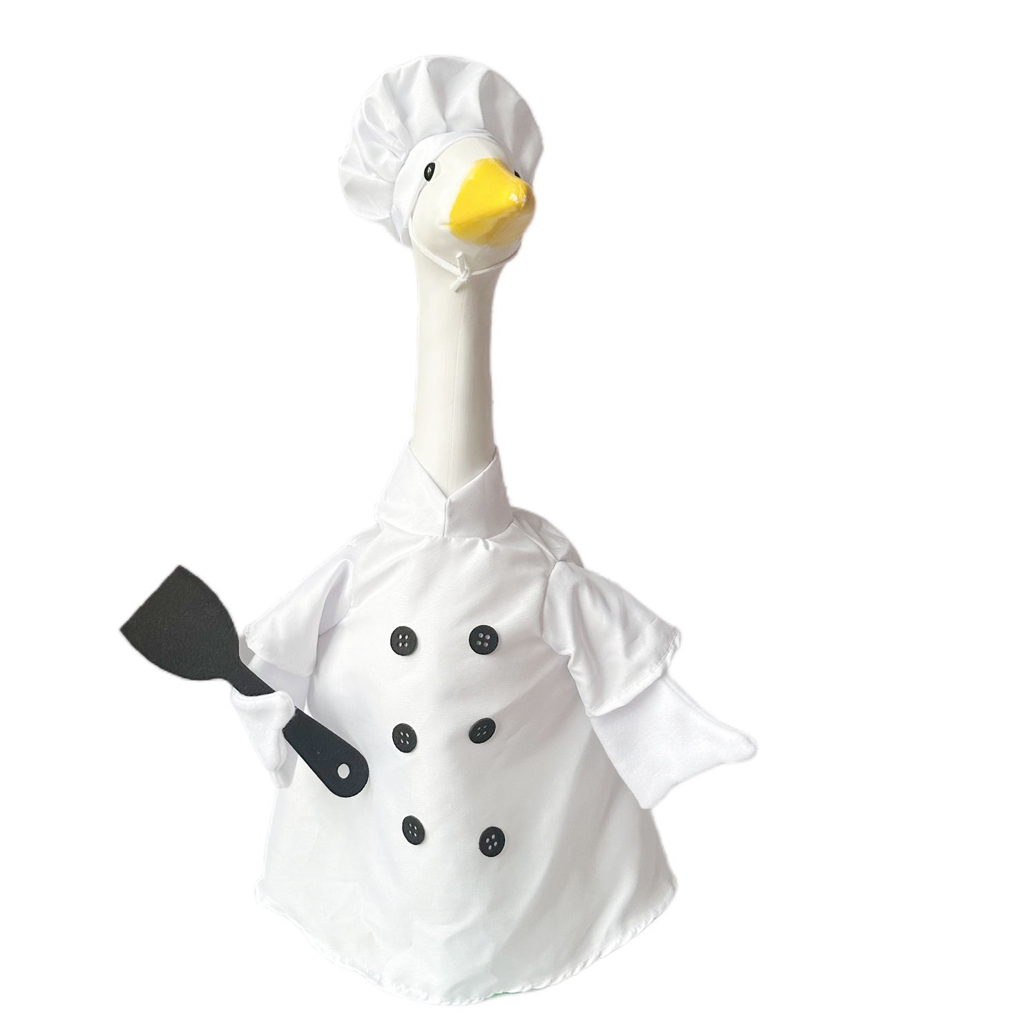 2026 New American porch Goose Dress Set, Big White goose Chef hat, Independence Day holiday decoration, Amazon pic 1