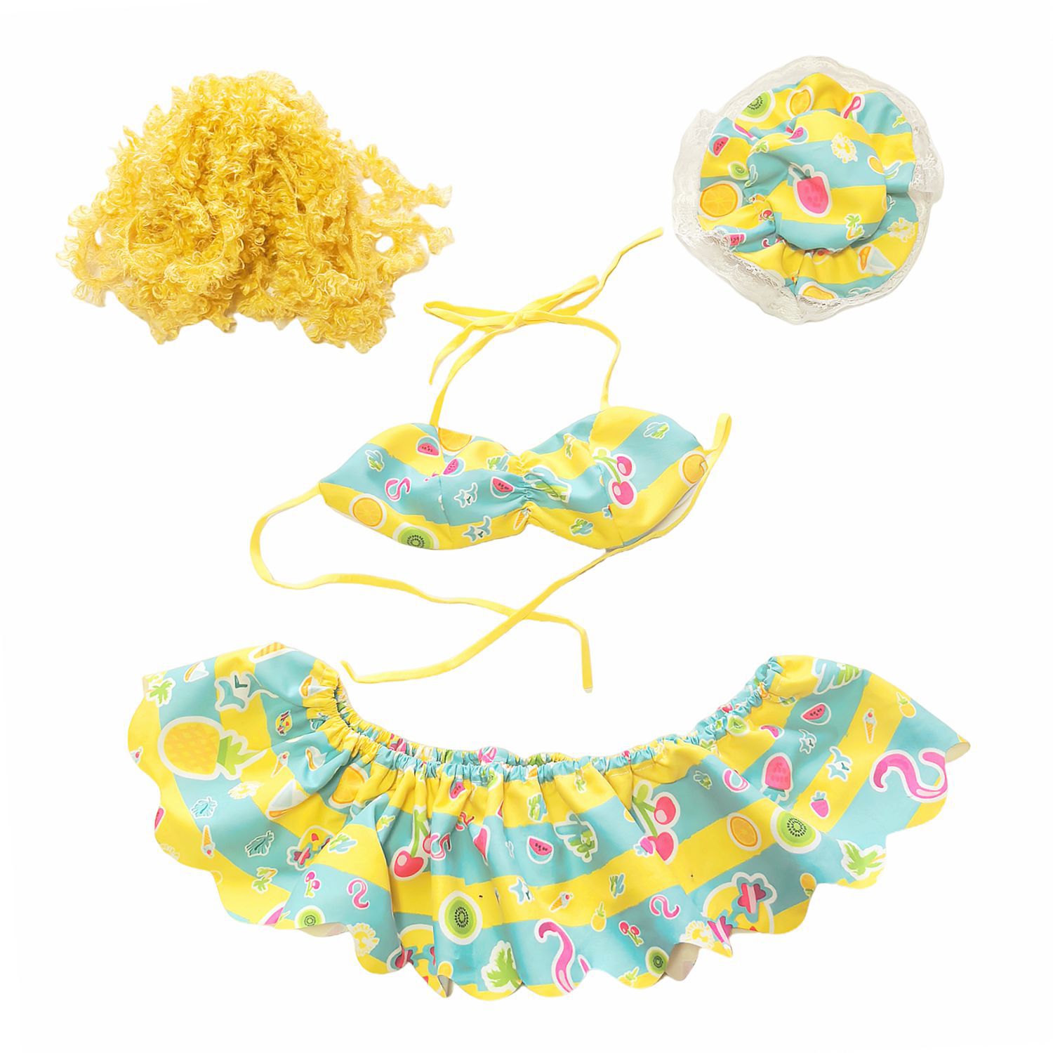 Cross-border Porch Goose 2026 New Style Hawaiian Bikini Set 74g Shirt 55.7g bikini pic 16