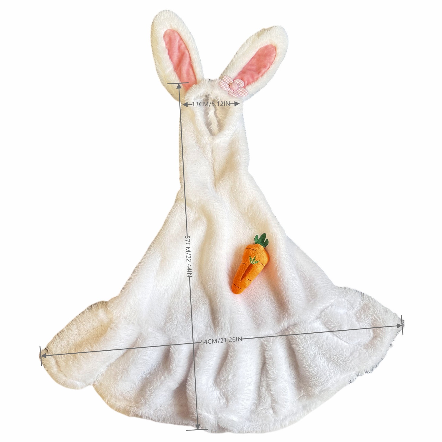 2026 New Cross-border Irish Porch Goose Dress Set 23-inch Large White Goose Festival Decoration 60g pic 6