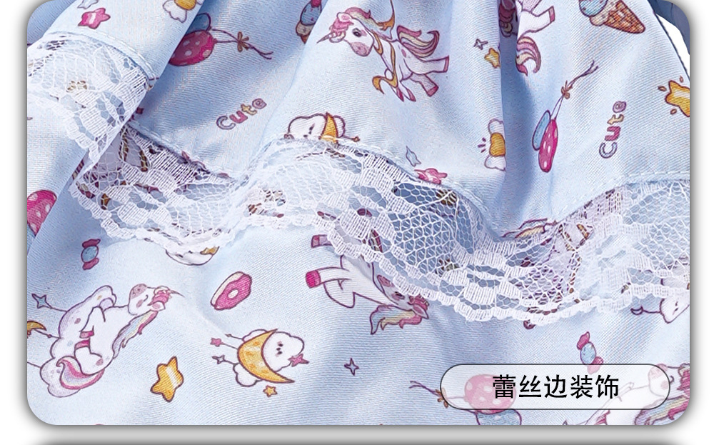 Wholesale of new cross-border 6-inch and 23-inch porch goose clothing, unicorn goose clothing sets and printed skirts pic 9