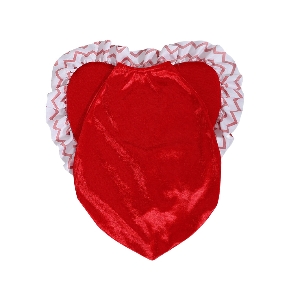 Red heart-shaped wedding throw pillow, goose down filled sofa towel, sofa cushion, home wear matching pic 5